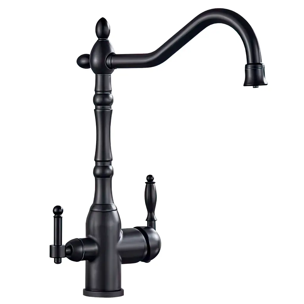 Negro mate vintage grifo 3 vias viena.webp